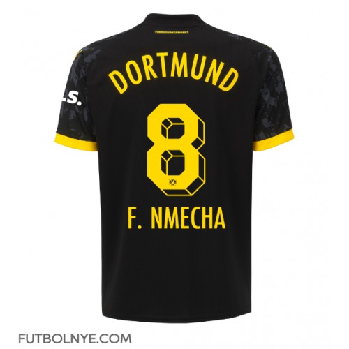 Camiseta Borussia Dortmund Felix Nmecha #8 Visitante Equipación 2023-24 manga corta